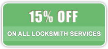 15% of on all locksmith services